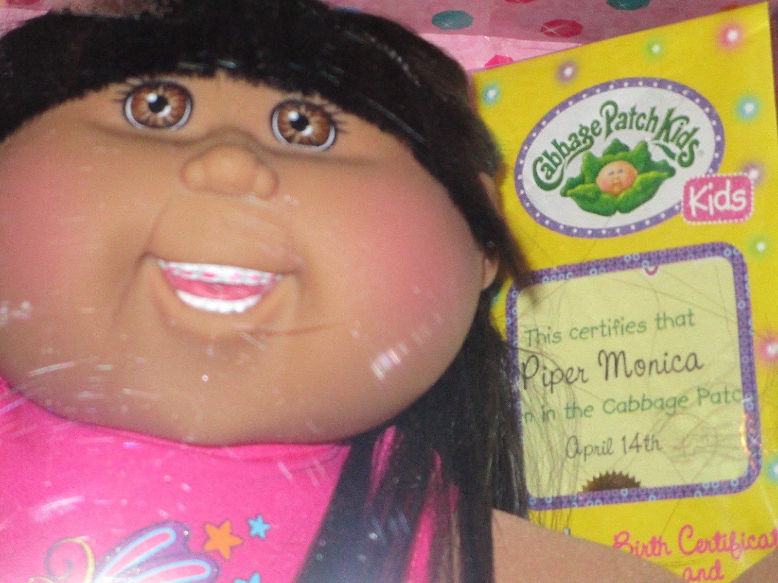 CPK Light Up Twinkle Toes Skechers Dark Hair Brown Eyes Braces Piper Monica