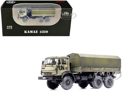 KAMAZ 4310 TRANSPORT TRUCK UNITED NATIONS 1/72 DIECAST MODEL BY LEGION 12061 LB