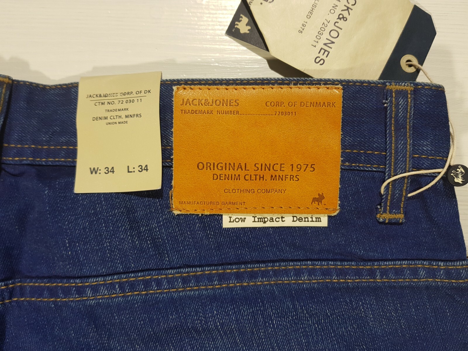 jack & jones clark original jj 903 regular fit jeans