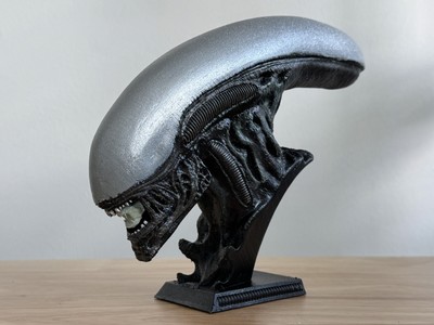 Alien Xenomorph 3D Printed Mini Bust 9.25'' Statue