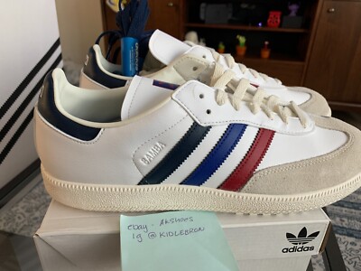 IN HAND KITH Adidas Samba Golf Red White Navy Blue Cream 6 10 10.5