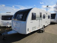 Adria Adora 612 DT Rhine 6 Berth Fixed Bed Kampa Ace Air 500 Awning with Annexes