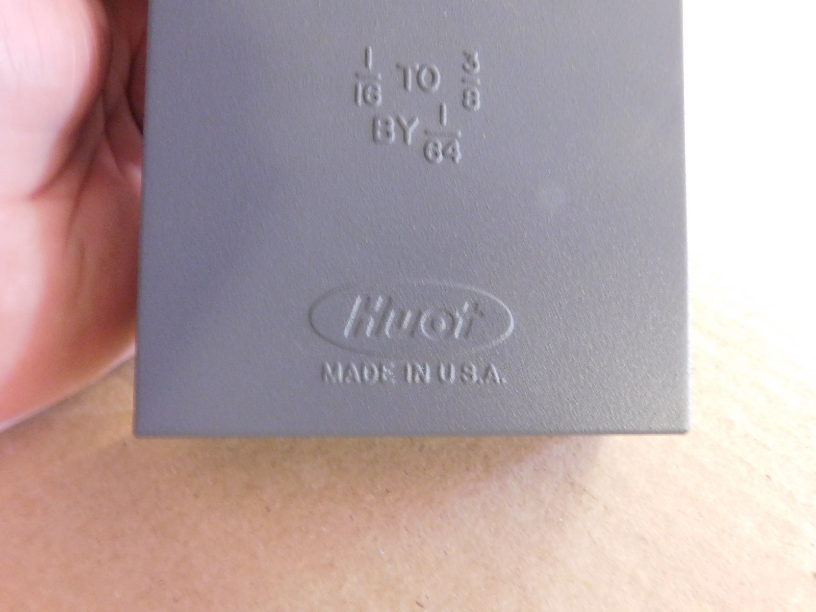 NEW HUOT DRILL INDEX CASE 1/16 TO 3/8 BY 1/64