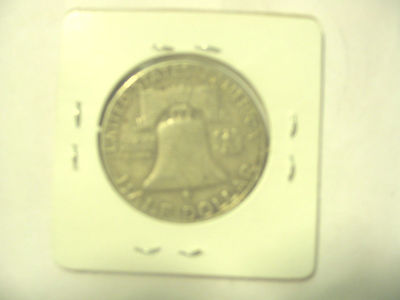 1961 D FRANKLIN HALF DOLLAR COIN  SILVER