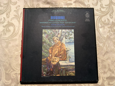 BUSONI PIANO CONCERTO Sarabande and Cortège ''Doktor Faust'' John Ogden SBL-3719