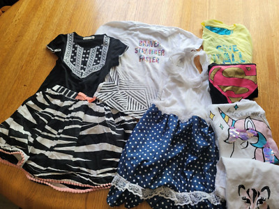 Mixed Lot of Girls Small 6-6X Clothes Tops Dress Skirt Multicolor Multi-Brands