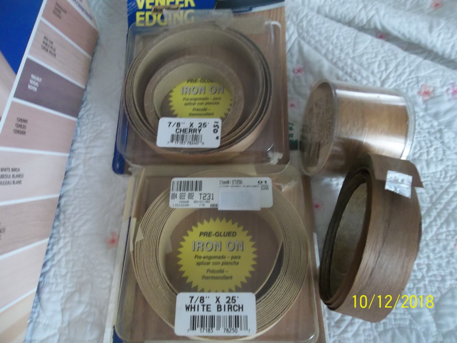 Big Lot of  Band-It  & Weldwood Real Wood Veneer Facing ~ See photos & Listing