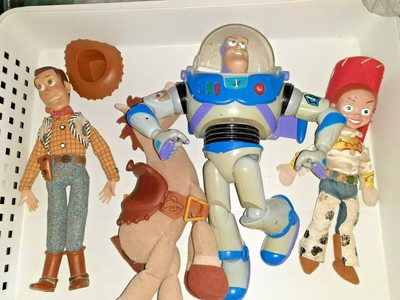 Toy Story Figures Lot , Woody, Bullseye , Buzz, Jessie *Condition Issues