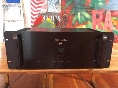 FORTE AUDIO MODEL 3 POWER AMPLIFIER SOLIDSTATE AMP AUDIOPHILE NICE