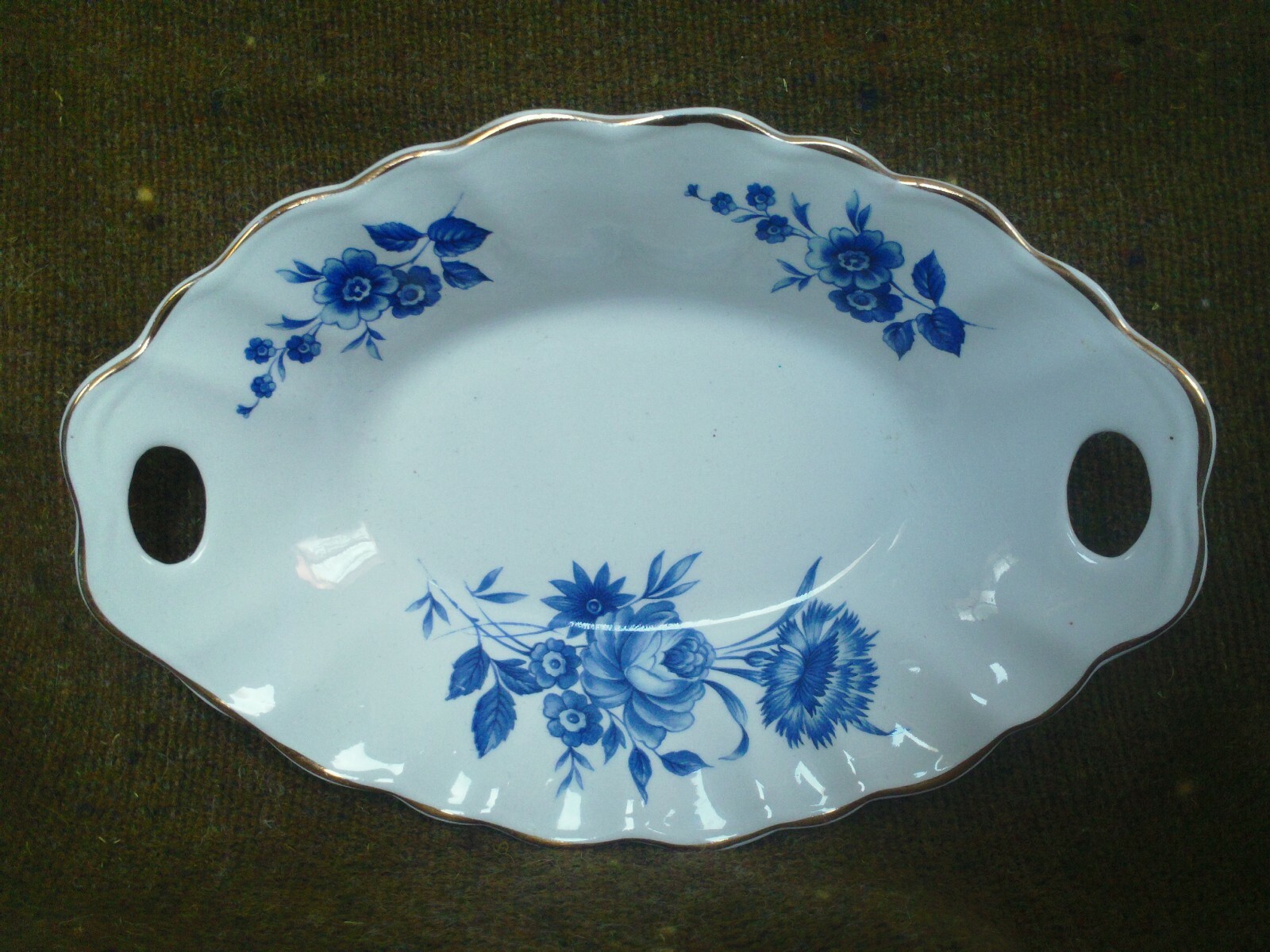 Vintage James Kent Old Foley Chinatone Oval Candy/Nut Tray China Tone 7