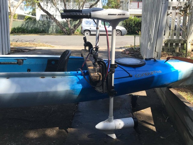battery propelled kayak