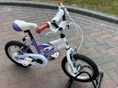 Ammaco Misty 14" Wheel Kids BMX White & Purple Bike Bicycle - used