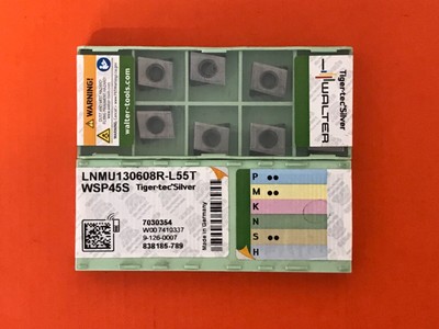 10 Stück Walter LNMU130608R-L55T WSP45S , 1 box !