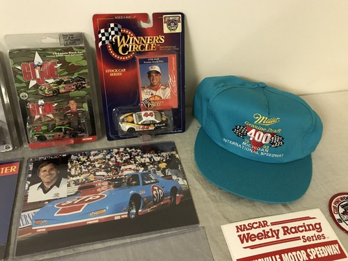 25 Old Vintage Patches Racing Nascar Decal Sticker Postcard Diecast Hat Lot #2