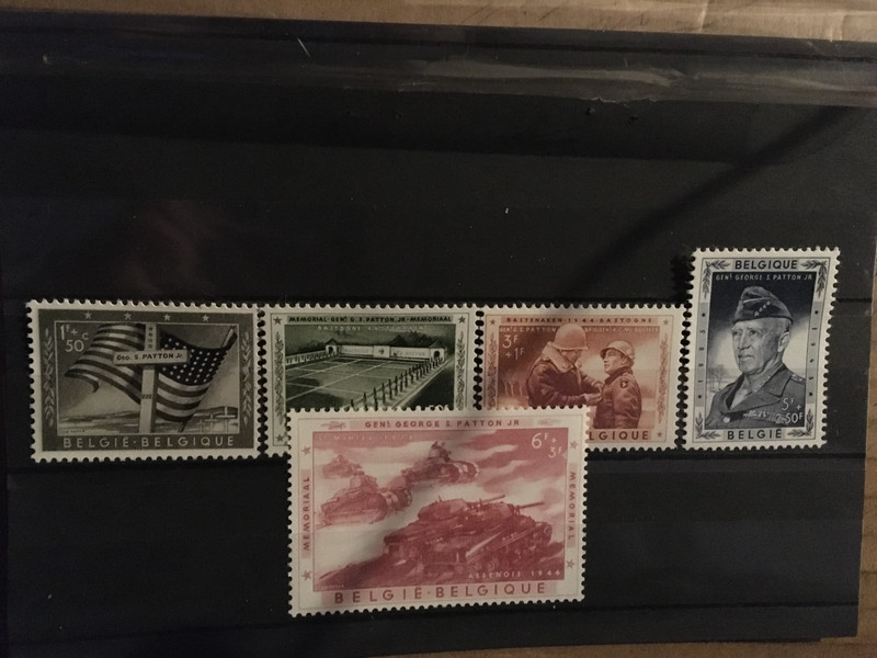 Belgique 1957 Cob 1032 Ã  1036 Neuf Sans CharniÃ¨Re