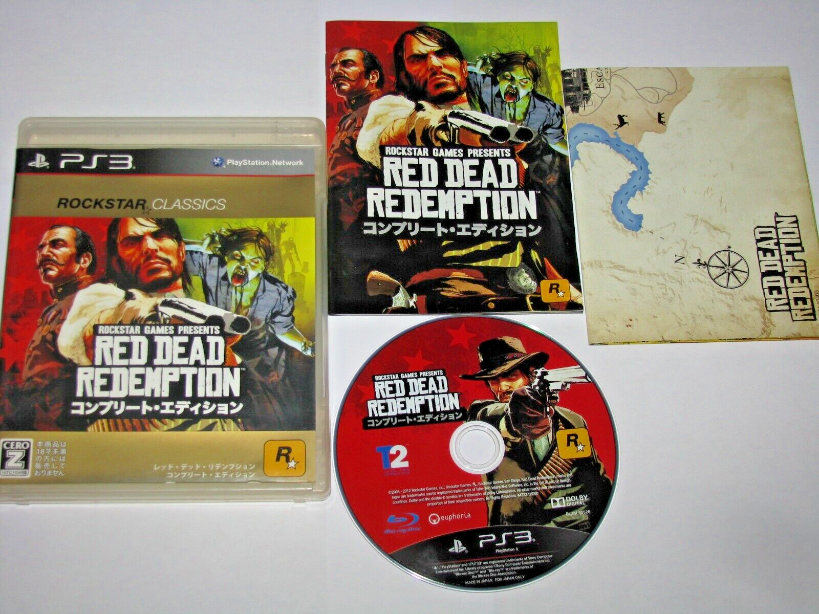 Red Dead Redemption Complete Edition (Japanese +Map) PS3 Red Dead Redemption Complete Edition (Japanese +Map) PS3