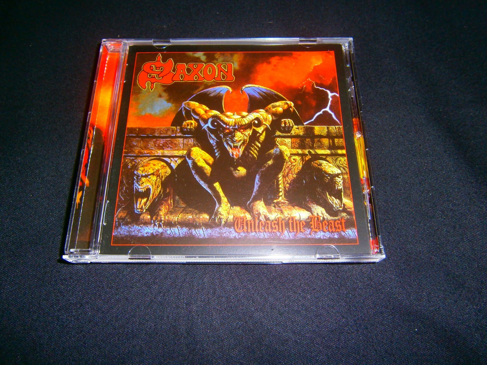 帯付き！SAXON/サクソン/ UNLEASH THE BEAST/ 1997年 Saxon – Unleash The Beast – CD (Album, Stereo), 1997