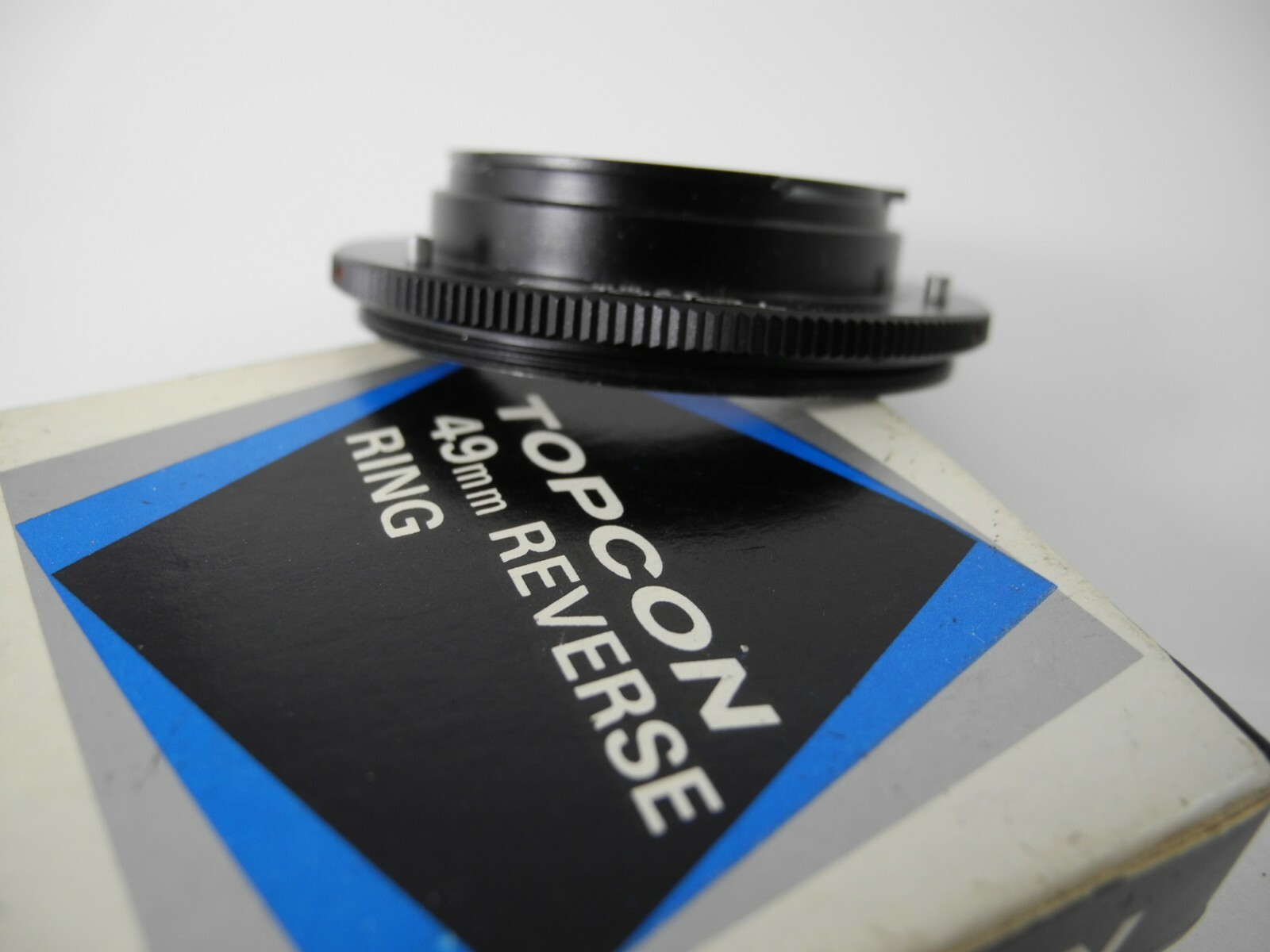 NEW OLD STOCK ORIGINAL TOPCON  49mm REVERSING REVERSE RING in BOX  FITS EXAKTA