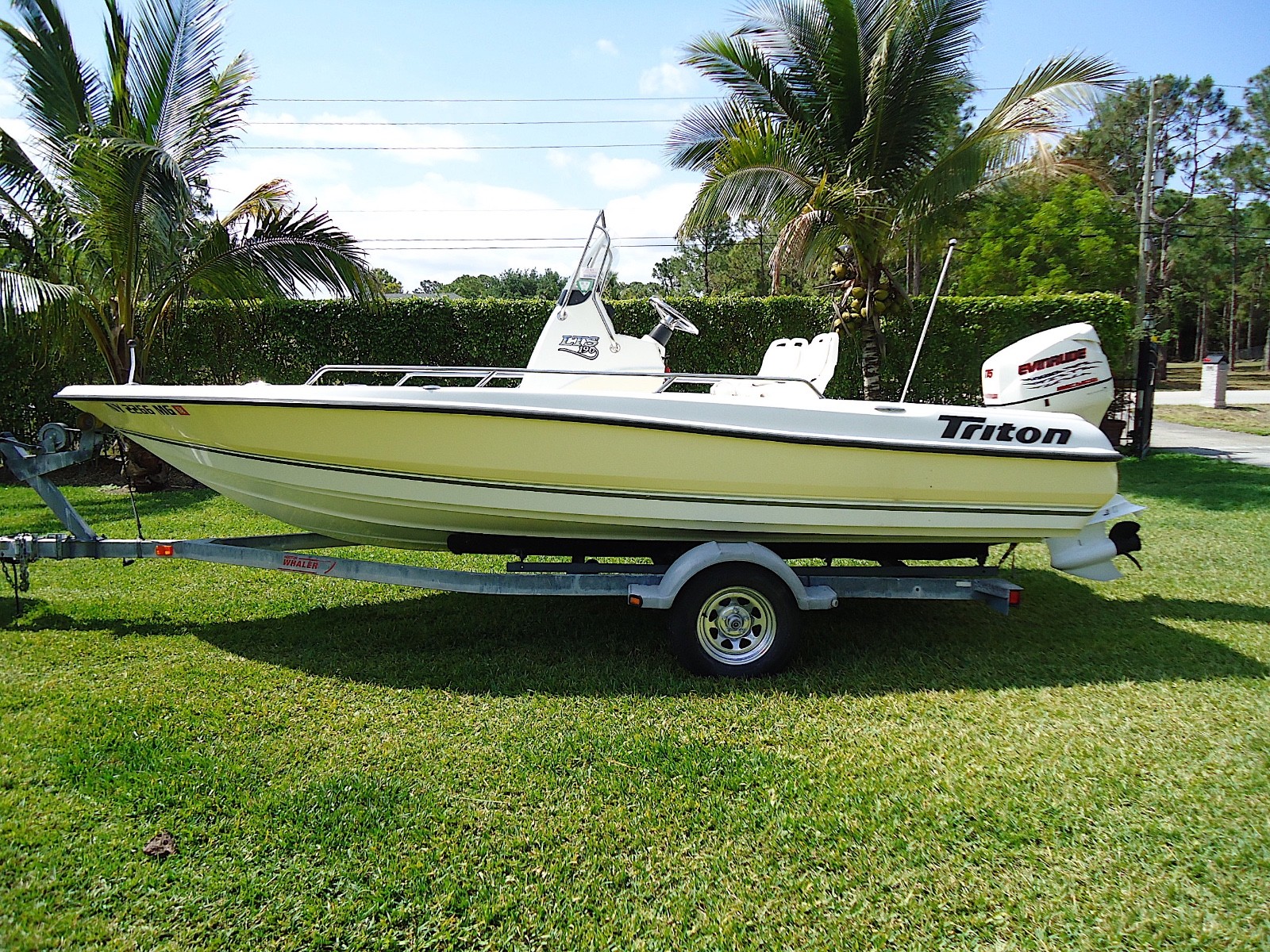 2004 TRITON 19 LTS Evinrude 115hp super clean boat Great Condition
