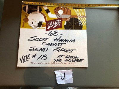 1968 schlitz bar beer sign rare