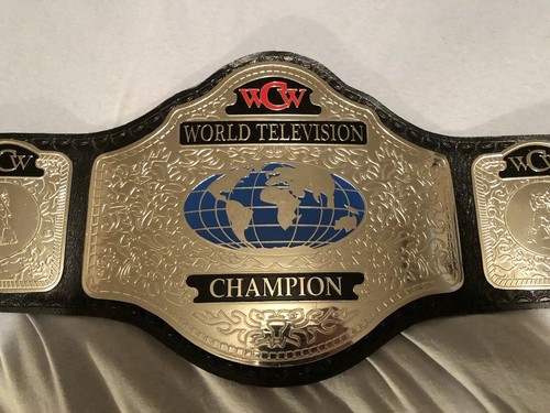 WCW Real Leather TV Title Belt