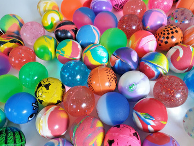 50 - 1000 Stück | Flummi Springball Flummis Hüpfball | 30mm | Karneval Tombola