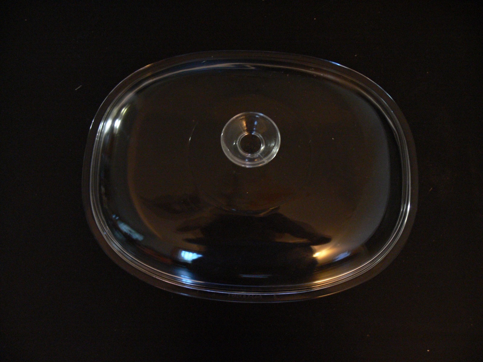 Pyrex Corning Ware F-14-C Clear Oval Domed Glass Replacement Lid 12.5