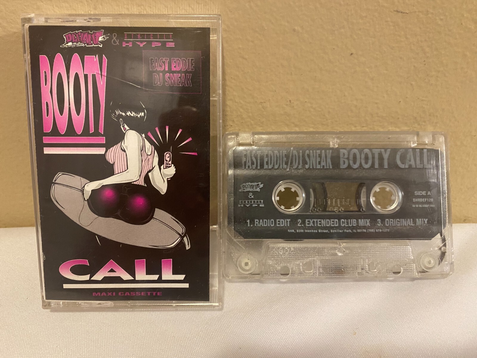 Fast Eddie and DJ Sneak: Booty Call: Cassette Single Fast Eddie and DJ Sneak: Booty Call: Cassette Single