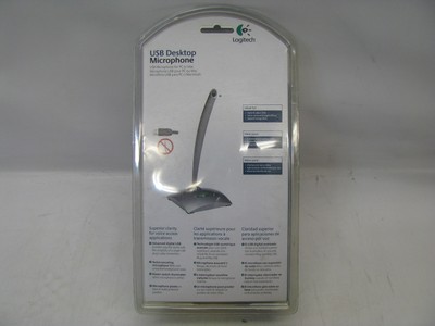 Logitech 980186-0403 Noise Cancelling USB Desktop Microphone