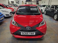 RED TOYOTA AYGO 1.0 X 5Dr ONLY 44000 MILES AND FSH. CHEAP TAX, CHEAP INS 65 REG