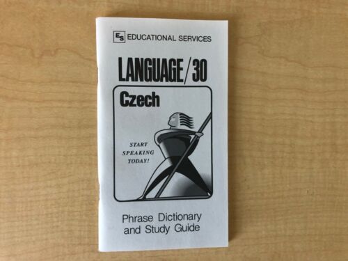 Czech Phrase Book / Dictionary - Pocket Size - by Language/30 