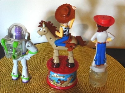 Toy Story Two-1999 Woody, Bullseye, Buzz Light Year,Jessie/ McDonalds Figurines