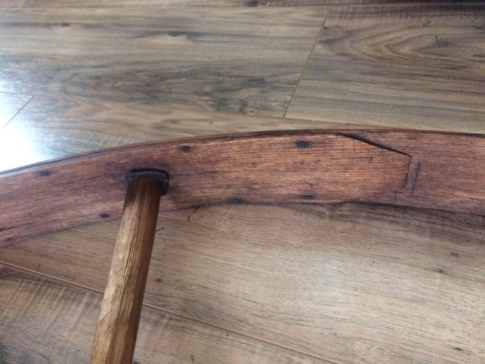 Great, Walking, Wool spinning wheel(wheel only), 46 1/2” New England Style, oak