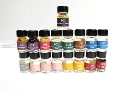Lot of 17 BON PARFUMEUR Paris MINI Eau de Parfum Bottles with Pouch (Tote B)