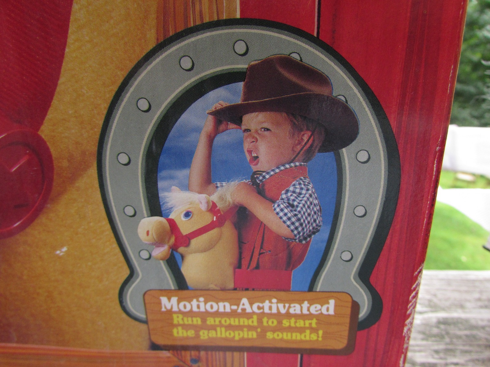 RARE Vintage Mattel HOWDY The TALKING PONY Plush Ride Cowboy SEE N SAY Sound