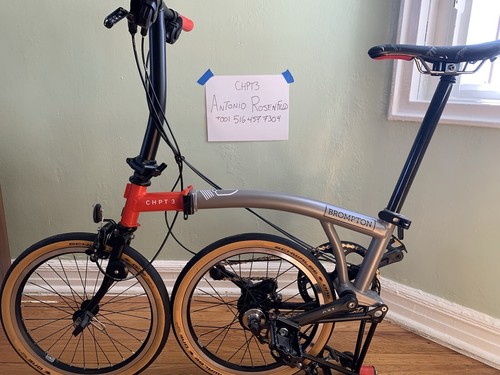 Brompton x CHPT3 V3 S6E-X 2020 Superlight Ti Brand | eBay Brompton x CHPT3 V3 S6E-X 2020 Superlight Ti Brand | eBay