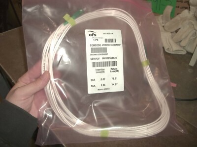 OFS JRVDW001SCASCA025F JUMPER 25' RISER I/O SM SIMPLEX 3.0MM CABLE CORD (RR3)