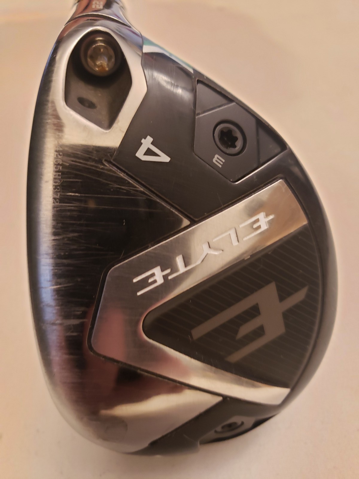 Used Callaway Elyte - 4 Hybrid 22* - Graphite KBS Tour Hybrid Prototype 75 Stiff