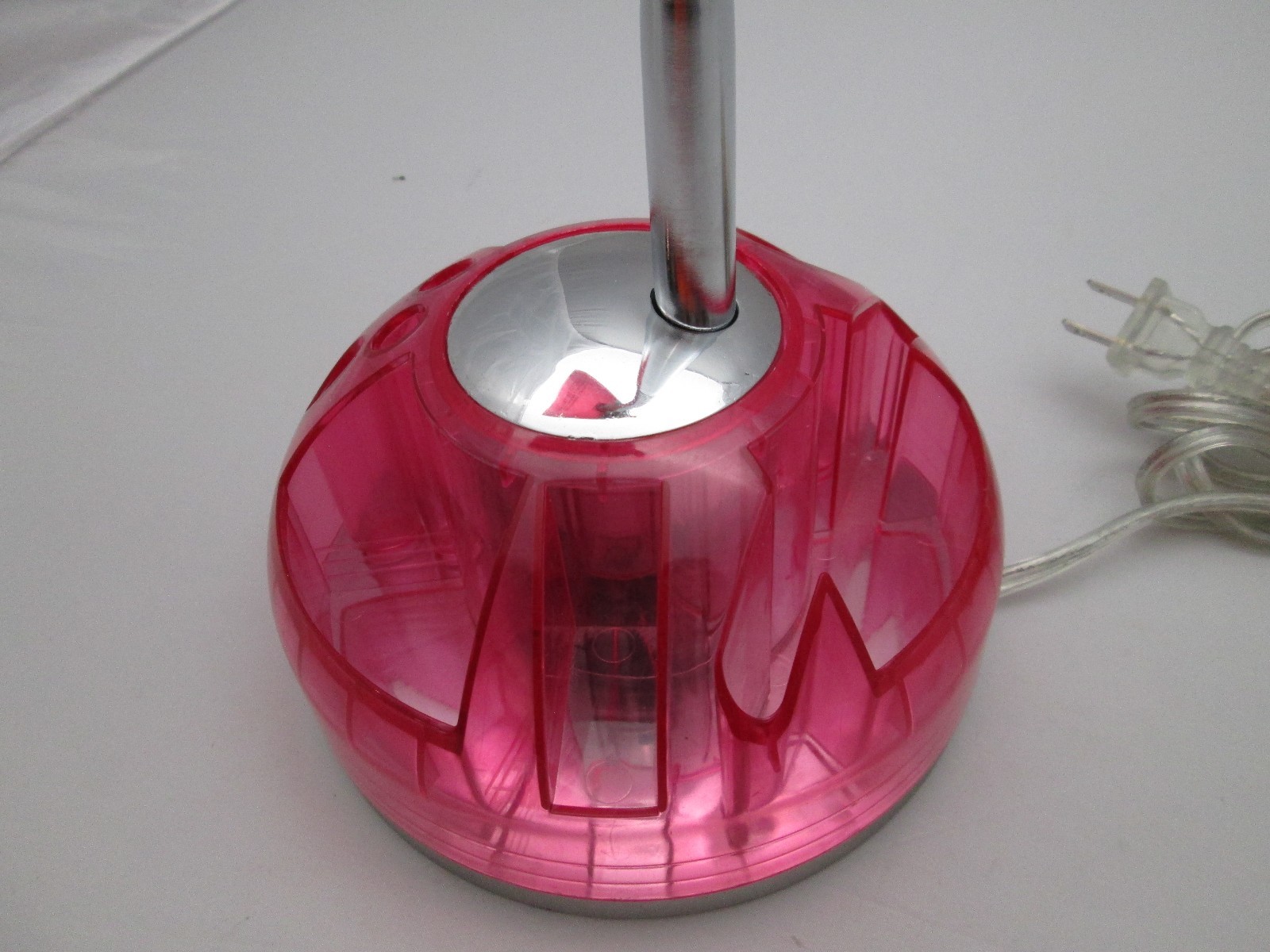 Portable Table Desk Lamp With Organizer Gooseneck Pink Student