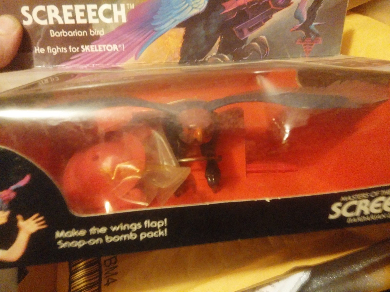 MOTU,Vintage SCREECH,Screech,Masters of the Universe,MISB,MOC,sealed,He Man