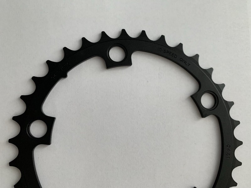 LOW MILES SRAM Powerglide 50/34 Chainrings and Bolts 10 speed 110 BCD 50t 34t