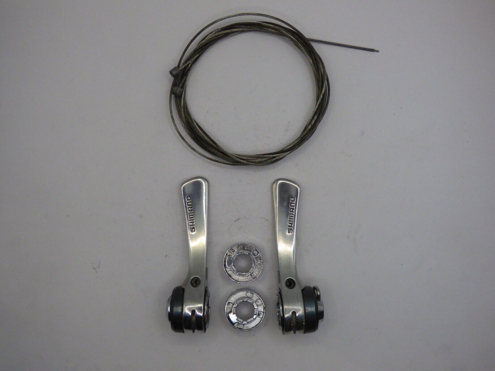SHIMANO SL-A400 7-SPEED BRAZE-ON SHIFTERS - NOS SHIMANO SL-A400 7-SPEED BRAZE-ON SHIFTERS - NOS