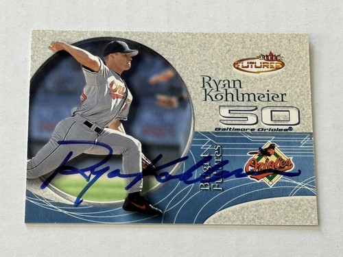 Ryan Kohlmeier 2001 Fleer Futures Signed Autograph Auto RC