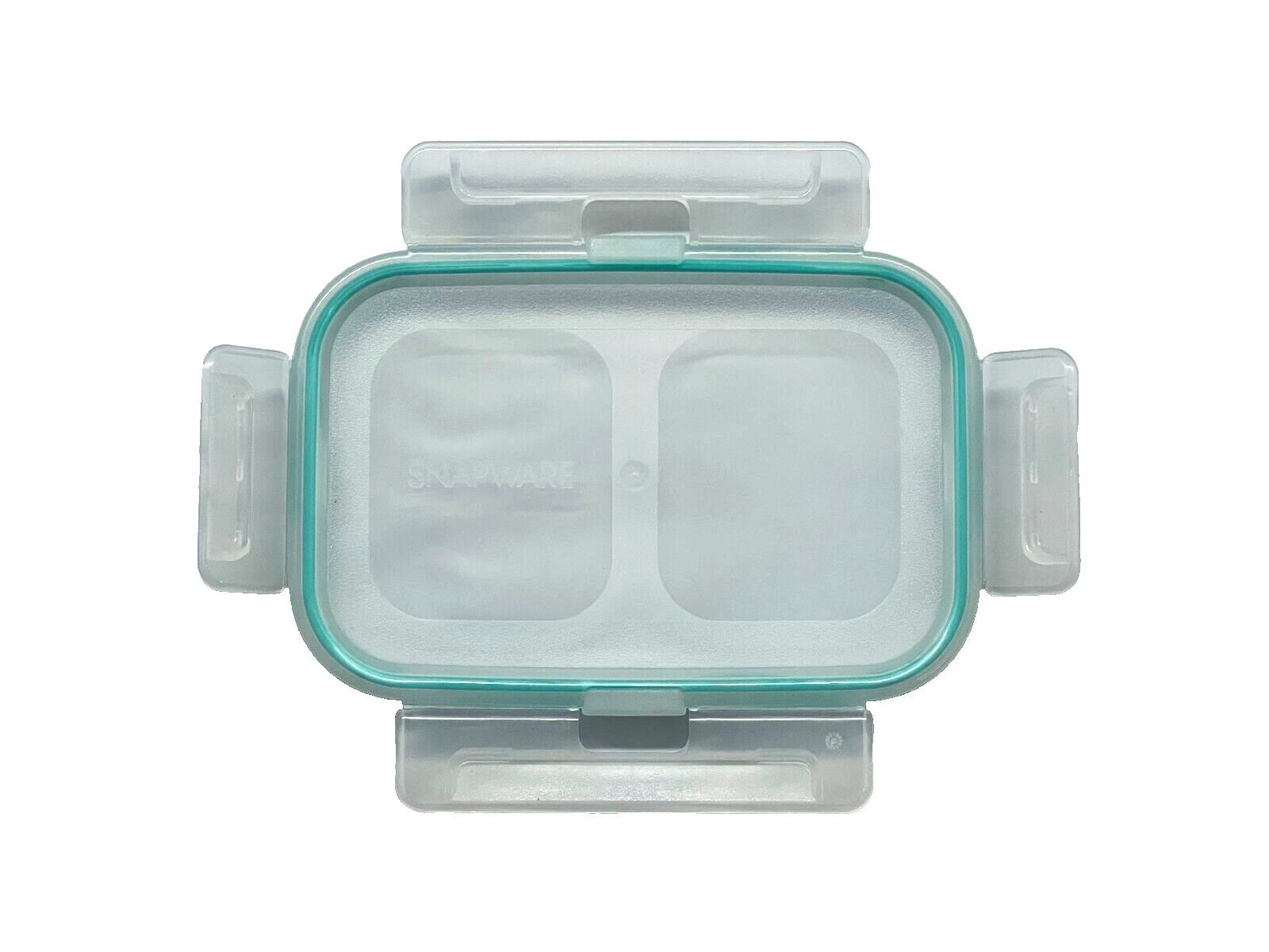 Snapware Airtight Replacement Lid 470mL 2 Cup 4x6" Transparent Blue, NEW