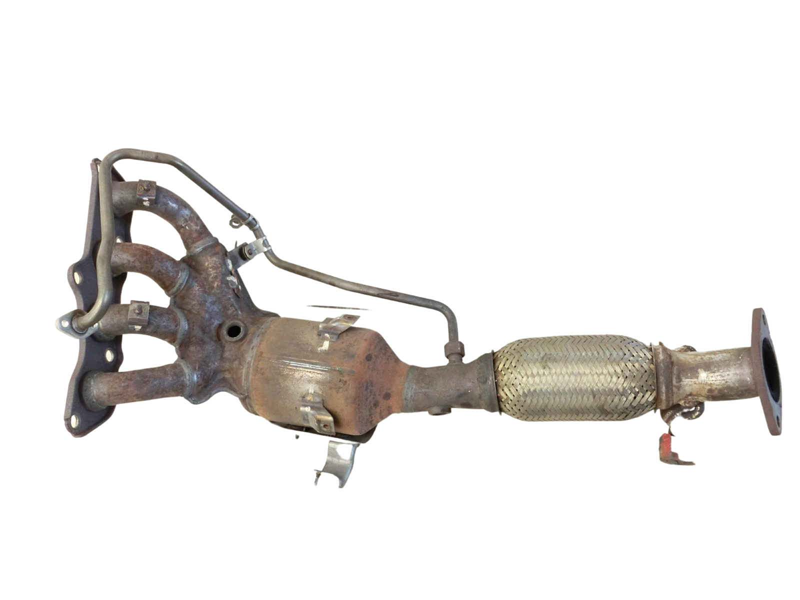 Mazda 3 BL 09-11 MZR 1,6 77KW Katalysator Kat Vorkat mit Abgaskrümmer und Flexrohr  - Bild 1