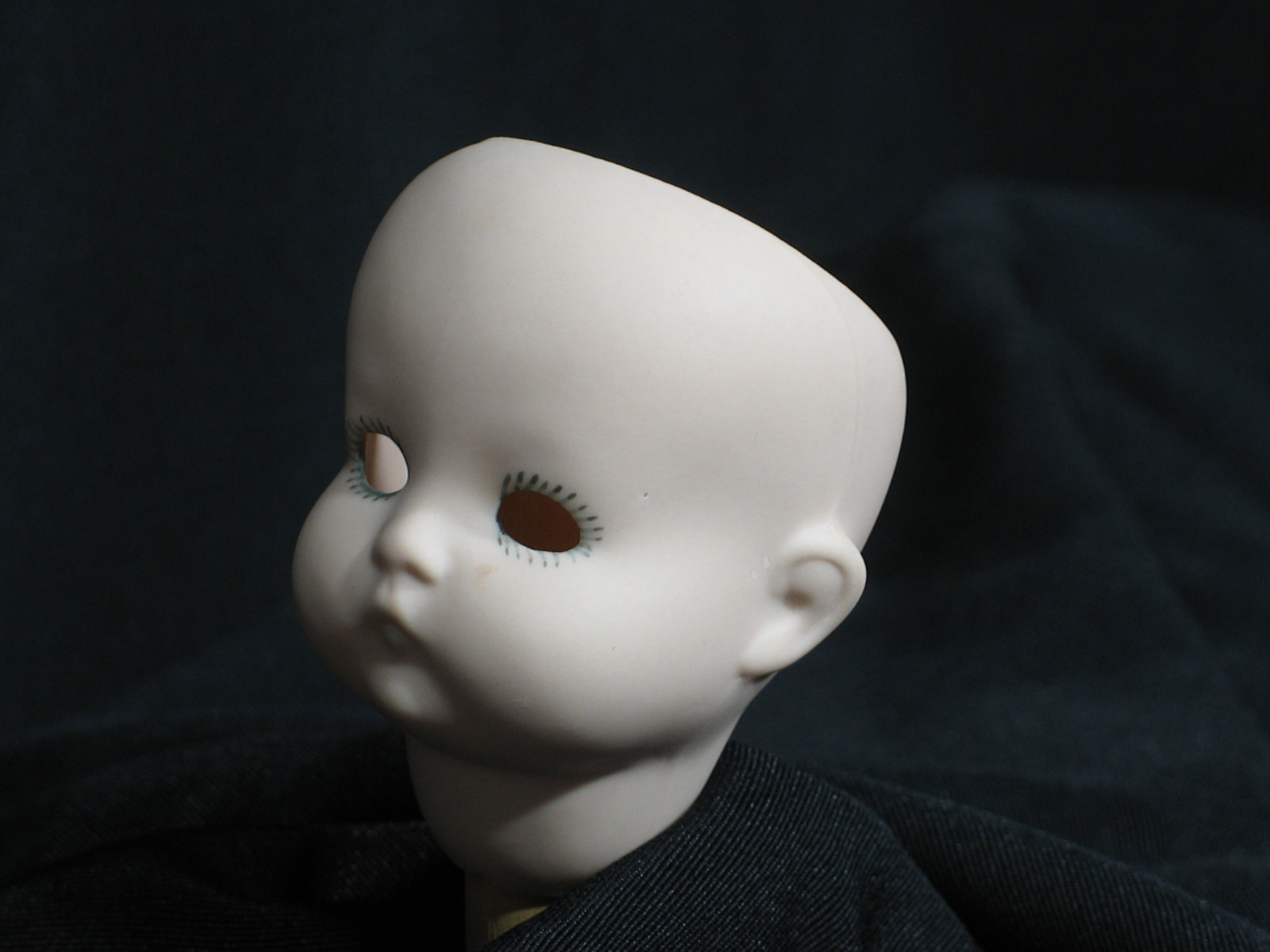 Vintage Bisque Porcelain Doll Head Germany 310 AOM Baby Child 2