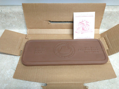 NOS Longaberger Pottery Brick Bread Warmer for Bread Basket 11'' x 4''  30074