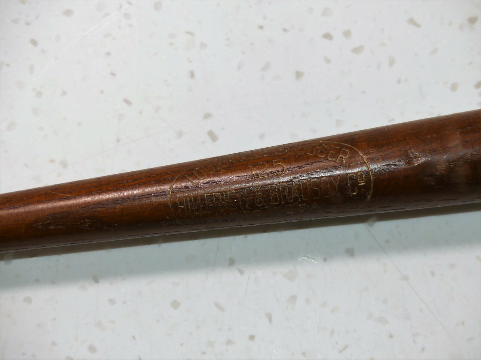 Vintage Louisville Slugger 125 Mini Baseball Bat National Baseball Hall of Fame