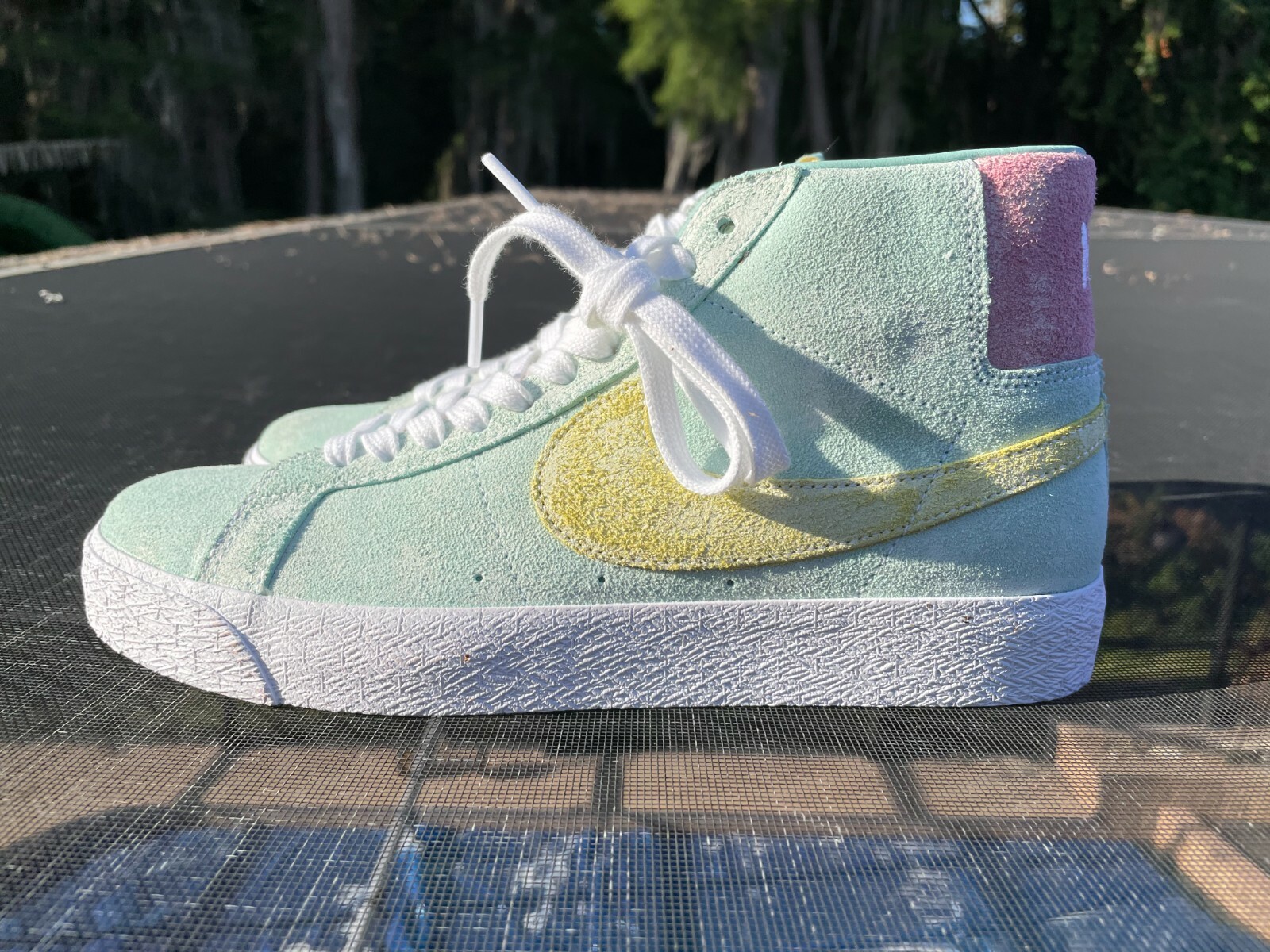 靴 Nike SB Blazer Mid \"Faded/Light Dew Nike-SB-Blazer-Mid-Faded-Light