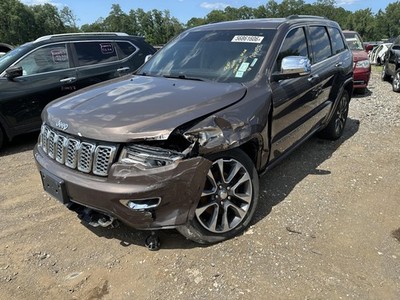 Used Right Headlight Assembly fits: 2017 Jeep Grand cherokee bi-xenon HID chrome